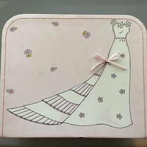 Pink, blue, and purple Bridal hard cases